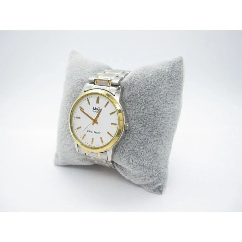 Men's Q&Q Citizen Quartz WR Analog 34mm Dial Causal Round Watch (E481)